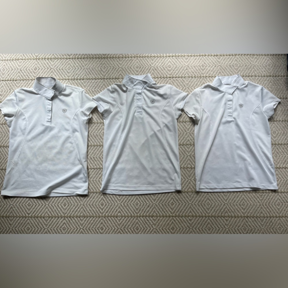 Ariat girls 10 show shirt